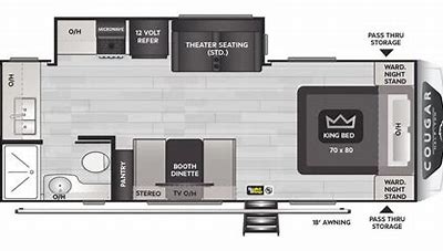 2024 JAYCO JAY FLIGHT 195RBW, , floor-plans-day image number 0